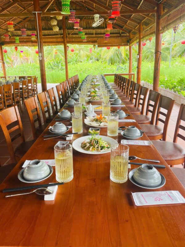 Sảnh tiệc mở thoáng mát